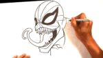 EASY How to Draw VENOM SPIDER-MAN