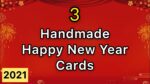 Easy and Beautiful Handmade Happy New Year 2021 Card Idea /DIY Greeting Cards for New Year /Tutorial