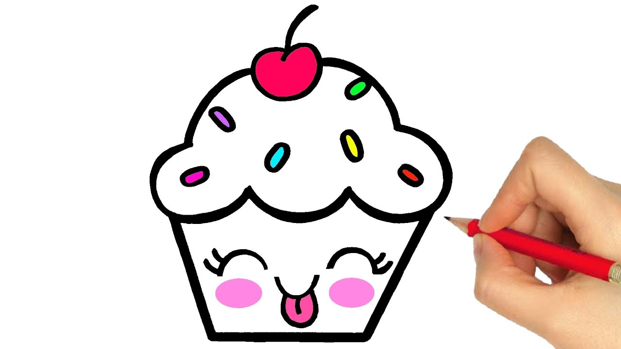 HOW TO DRAW A CUPCAKE