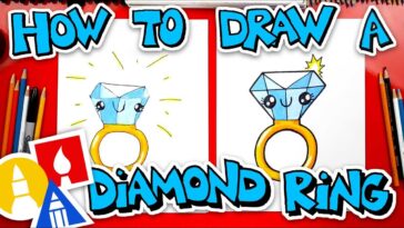 How To Draw A Diamond Ring