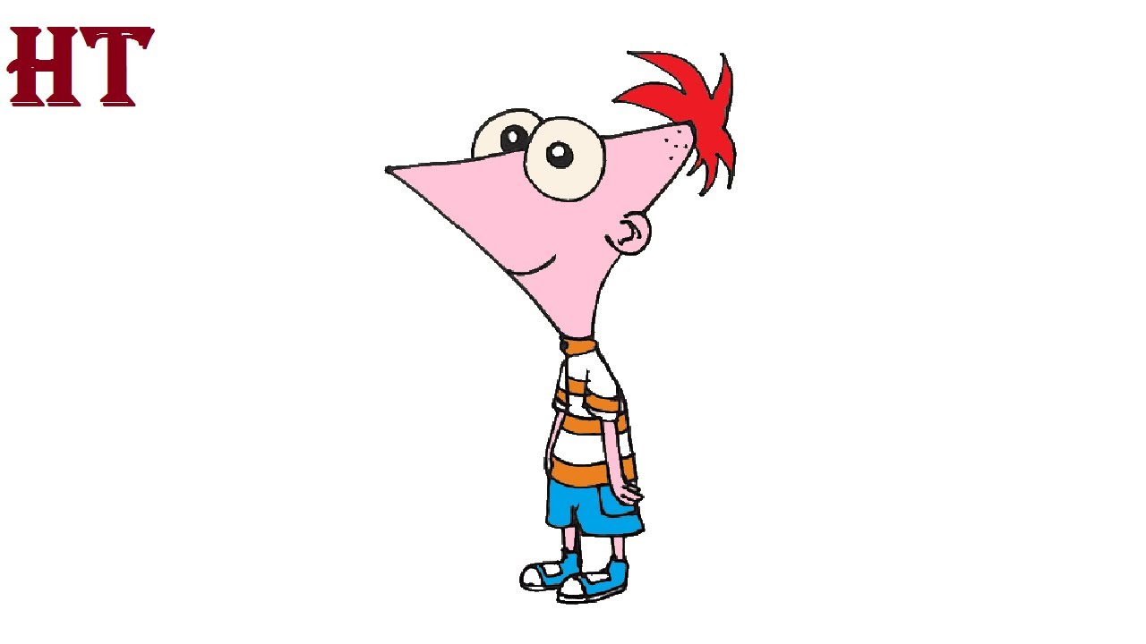 How to draw phineas from phineas and ferb