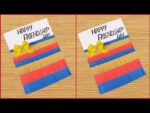 How to make Friendship Day Card / Handmade easy card Tutorial