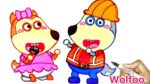 Wolfoo Construction Vehicles Songs | Wolfoo Finger Family | Wolfoo Cartoon | How To Draw Wolfoo