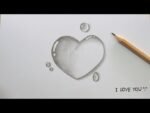 วาดรูปหัวใจ 3มิติ แบบง่ายๆ / วาดรูปหัวใจ | Drawing 3D Heart  / How To Draw 3D