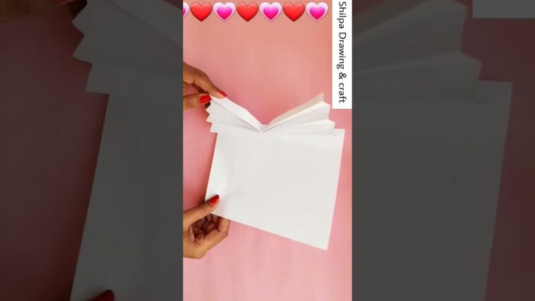 Cute😘 Valentine's Day 2023 card idea #shorts #youtubeshorts #whitepaper #trending #valentine #viral
