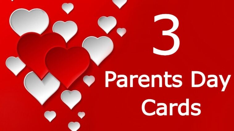 3 Parent's day card making handmade/ Easy and beautiful card for parent's day | Father's Day Cards