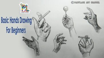 Basic Drawing Hands For Beginners | Step by Step | Easy Hands Anatomy