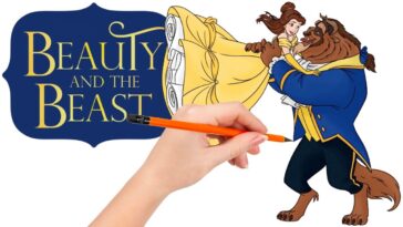 Comment dessiner Belle en s'amusant tellement avec la Bête