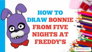 Comment dessiner Bonnie de Five Nights at Freddy's en quelques étapes faciles : tutoriel pour enfants et débutants