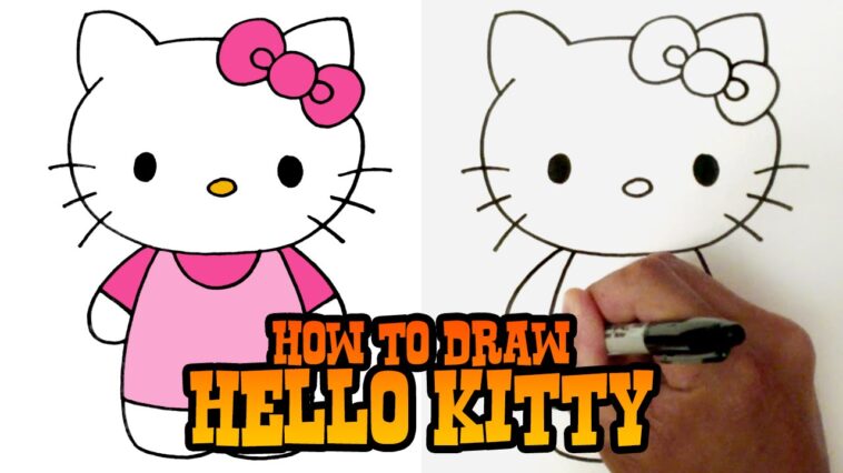 Comment dessiner Hello Kitty - Vidéo étape par étape