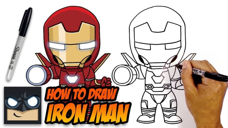 Comment dessiner Iron Man |  Vengeurs |  Tutoriel étape par étape