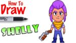 Comment dessiner Shelly |  Étoiles de bagarre