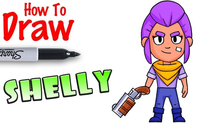 Comment dessiner Shelly |  Étoiles de bagarre