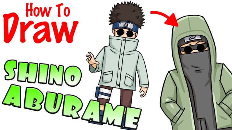 Comment dessiner Shino Aburame |  Naruto