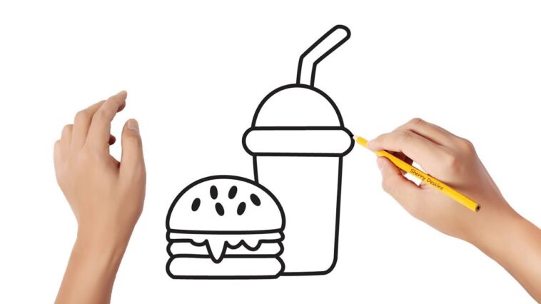 Comment dessiner fast food