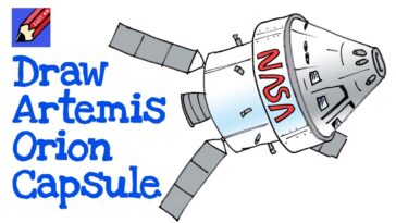 Comment dessiner la capsule Orion Crew Real Easy - Explication parlée