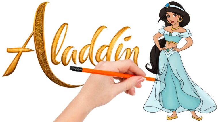Comment dessiner la princesse Jasmine d'Aladdin