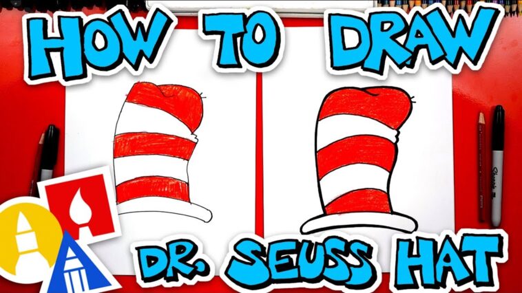 Comment dessiner le chapeau Dr. Seuss du chat dans le chapeau