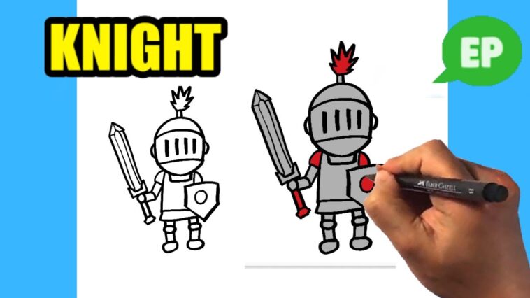 Comment dessiner un chevalier - Images faciles à dessiner