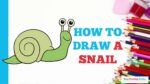Comment dessiner un escargot en quelques étapes faciles : tutoriel de dessin pour les artistes débutants
