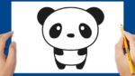 Comment dessiner un panda mignon étape par étape