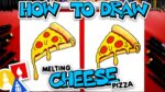 Comment dessiner une pizza au fromage fondant avec du pepperoni
