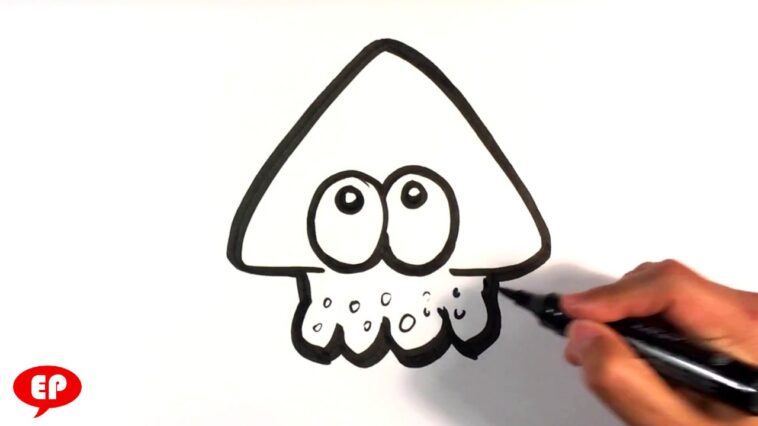 Cómo dibujar Splatoon Squid - Imágenes fáciles para dibujar