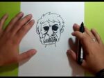 Como dibujar un zombie paso a paso 3 | How to draw a zombie 3