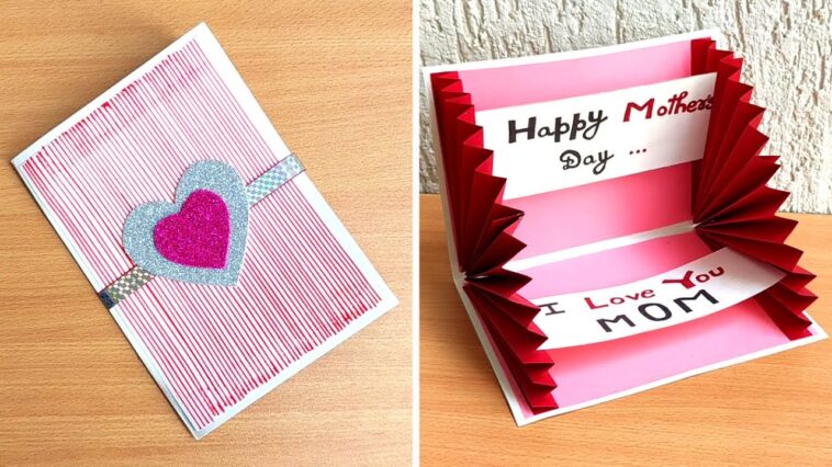 DIY - Easy and beautiful card for Mother's day / Mother's day card making very easy Handmade