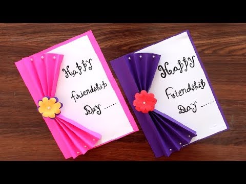 DIY - specially for Friendship Day | very easy multipurpose greeting card idea | Friendship Day Card