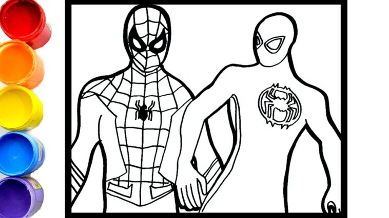Dessins SPIDER-MAN: À TRAVERS LE SPIDER-VERSE - Miles (2023) Spider-man Tom Holland