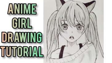 How To Draw Anime Girl Easy Manga Girl Drawing Tutorial