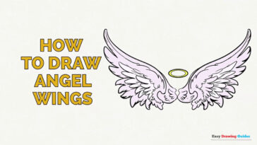 How to Draw Angel Wings in a Few Easy Steps: Drawing Tutorial for Beginners