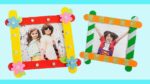 How to Make Photo Frame with Ice cream Sticks | Photo Frame With Popsicle Sticks | #3