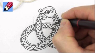 How to draw Celtic Snake Knots