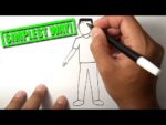 How to draw a person for beginners | Easy People Drawing