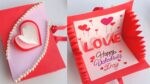 How to make Valentine's Day Card // Handmade easy card Tutorial