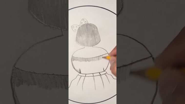 Kolay Kız Çizimi How to Draw a Girl #drawinggirl