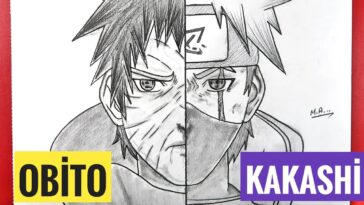 Obito Uchiha vs Kakashi Hateke Dessin / Comment dessiner Anime Obito et Kakashi / dessins ma