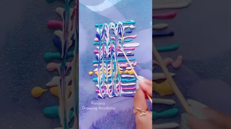 Painting my phone case || Acrylic painting || Satisfying Creative Art  #Shorts