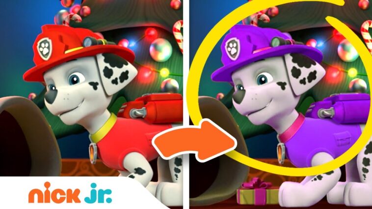 Spot the Difference #16 Holiday Edition🎄🎁 w/ Blaze, PAW Patrol & Blue's Clues! | Nick Jr.