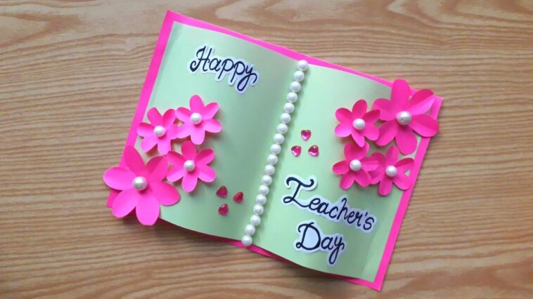 Teacher's Day Greeting Card Easy / Handmade Card for Teachers Day / Teachers Day Gift Card
