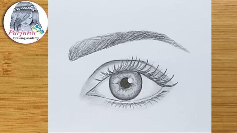 Un moyen facile de dessiner un œil réaliste pour les débutants étape par étape (en utilisant seulement 1 crayon)