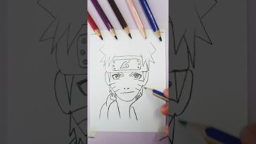 how to draw naruto #animedrawing #drawing #shorts