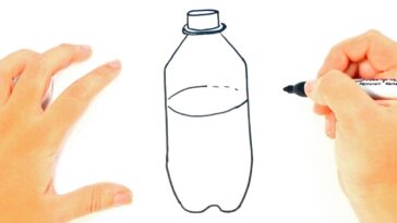 How to draw a Bottle |  Bottle drawing step by step
